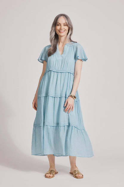 Eb & Ive Orsula Tiered maxi dress