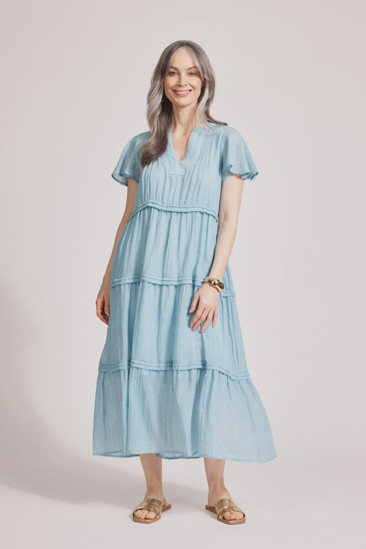 Eb & Ive Orsula Tiered maxi dress