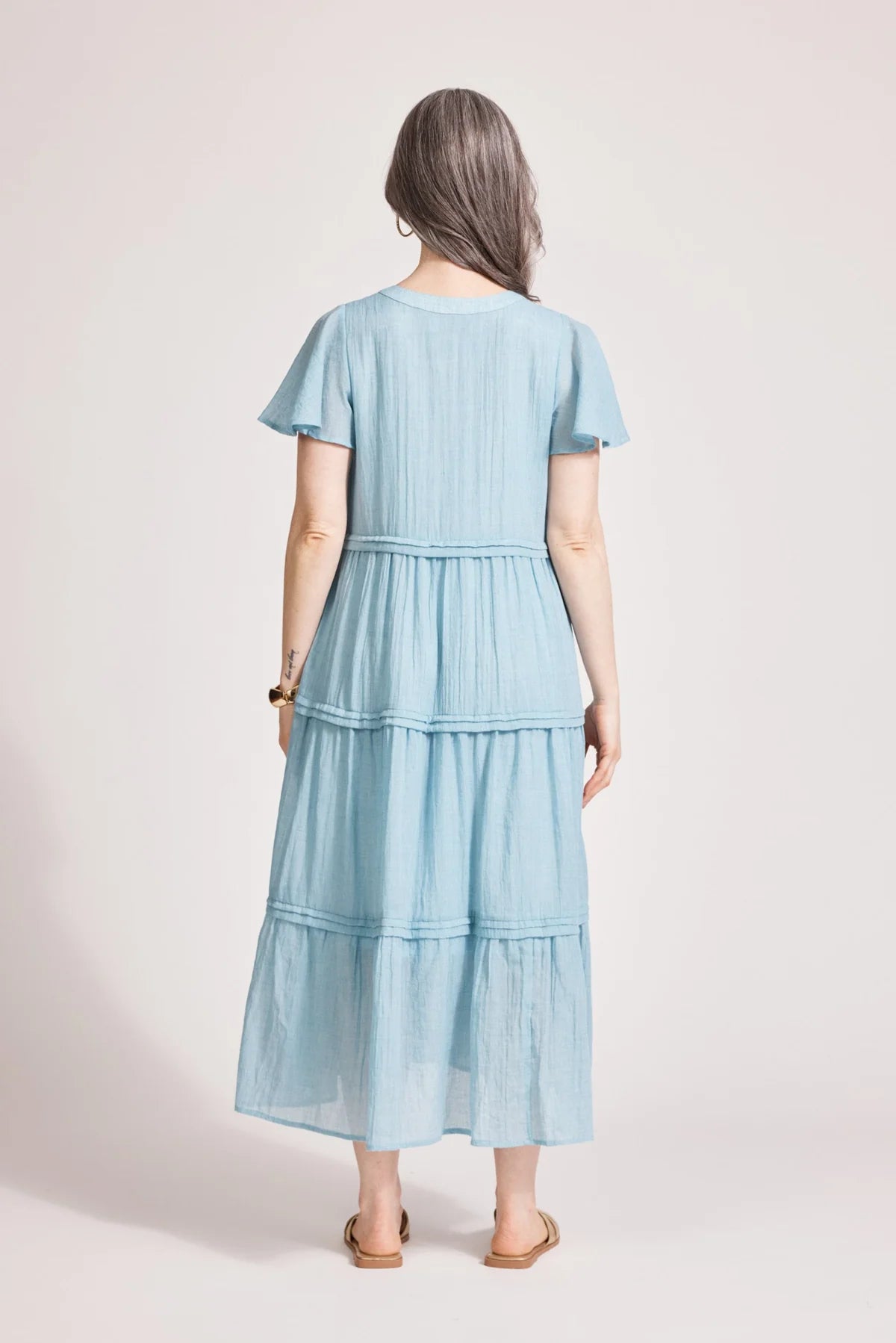 Eb & Ive Orsula Tiered maxi dress