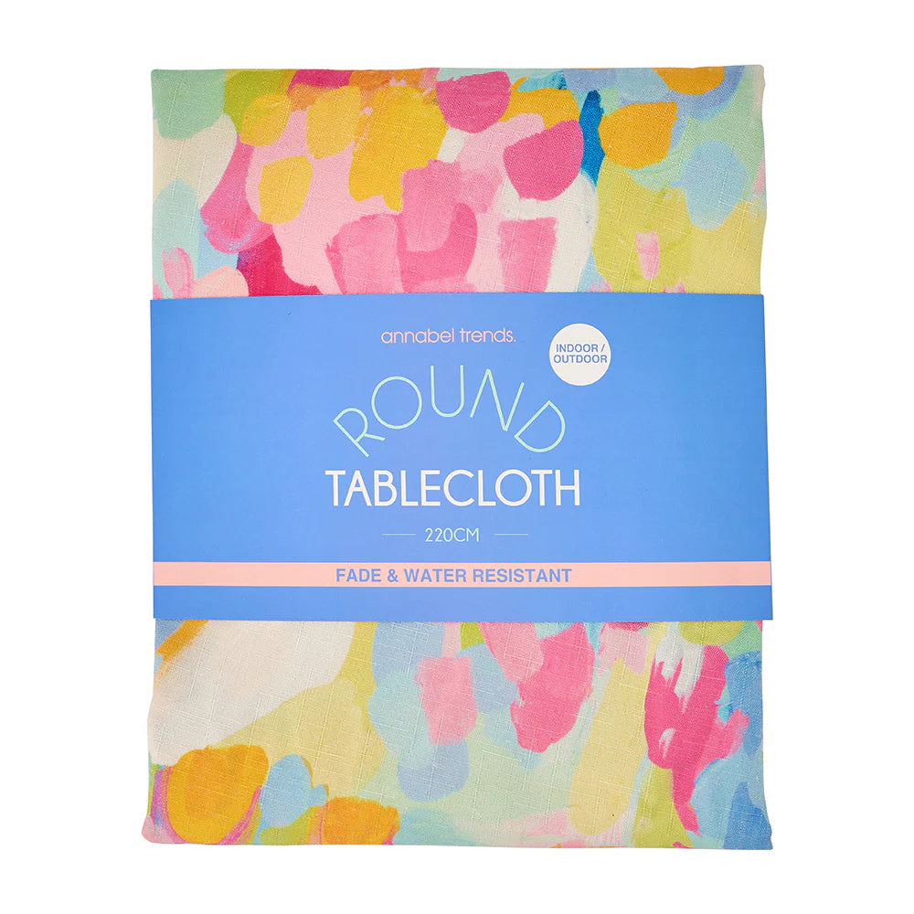 Annabel Trends Round Table Cloth: D220cms