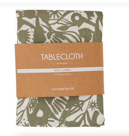 Annabel Trends Large Linen Tablecloth