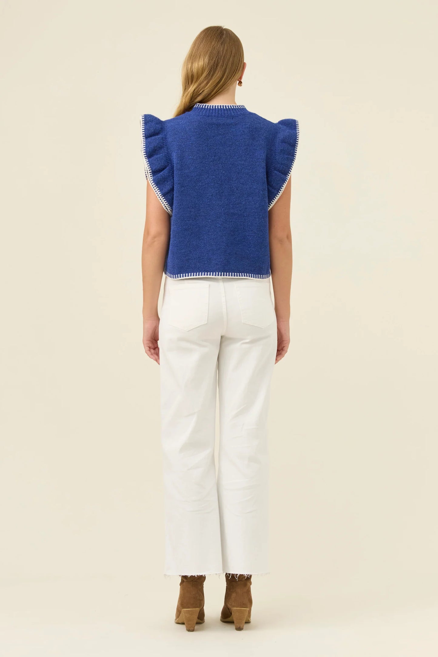 Isle of Mine Athena Frill Knit Top