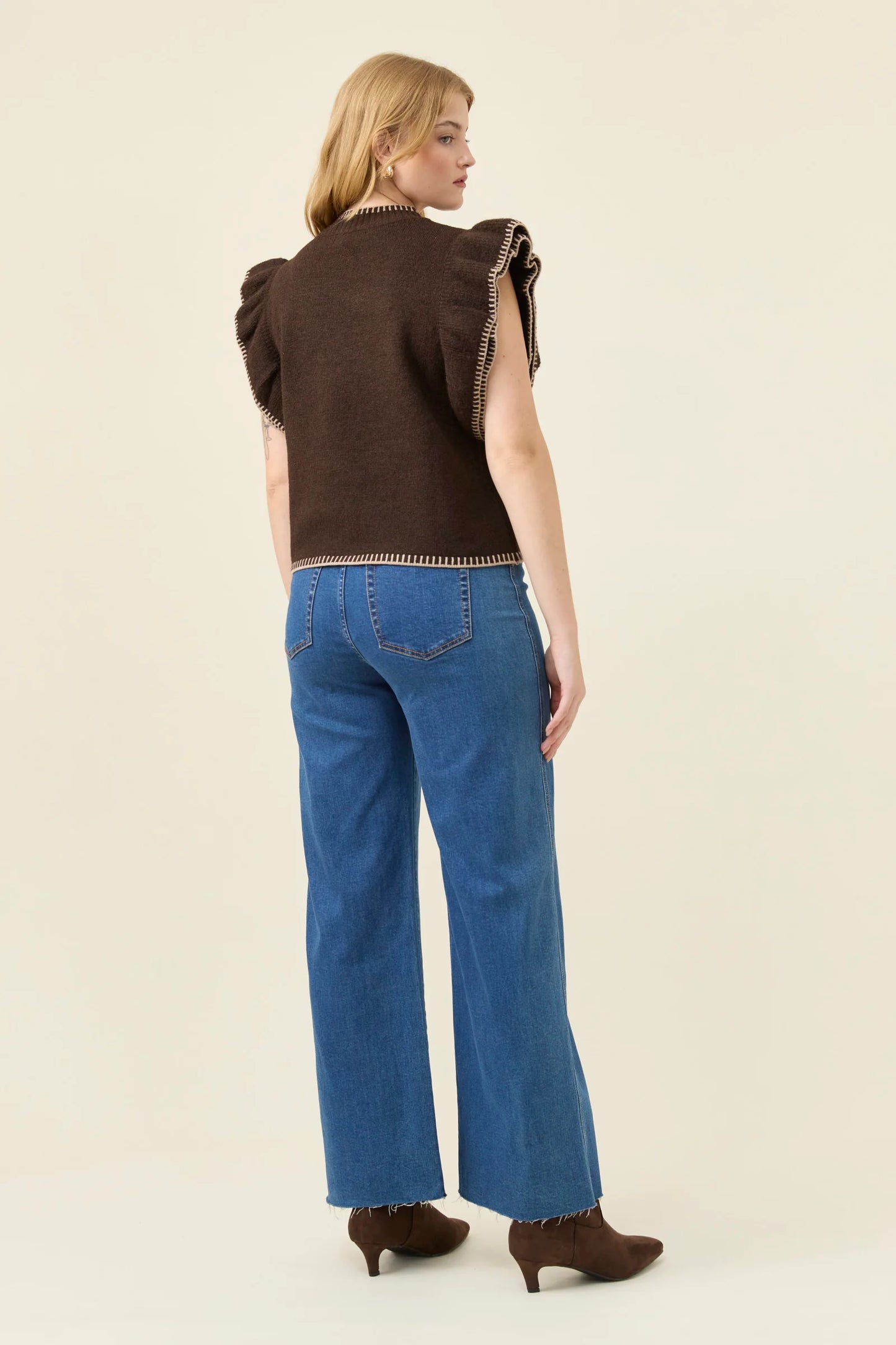 Isle of Mine Athena Frill Knit Top