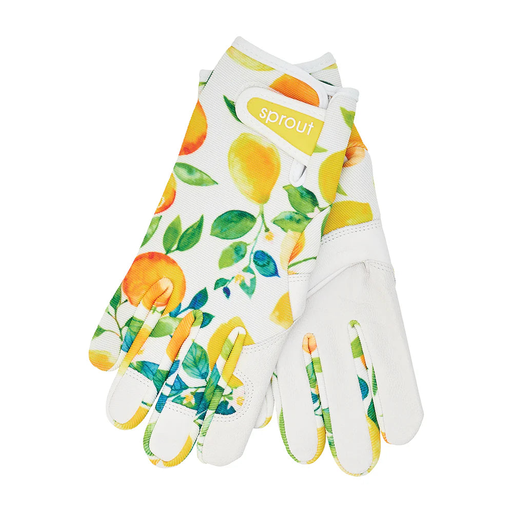 Sprout Goatskin Gloves - Amalfi Citrus