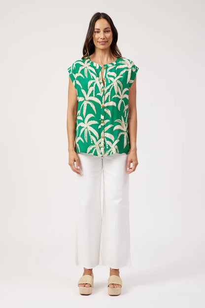 Haven Congo Button Top