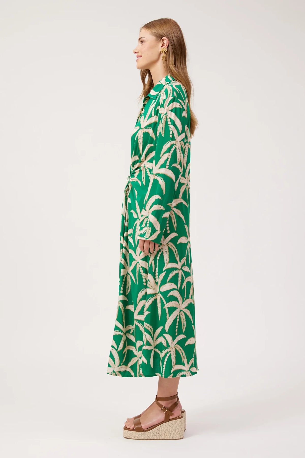 Haven Congo Midi Shirt Dress