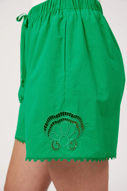 Haven Larissa Broderie Short