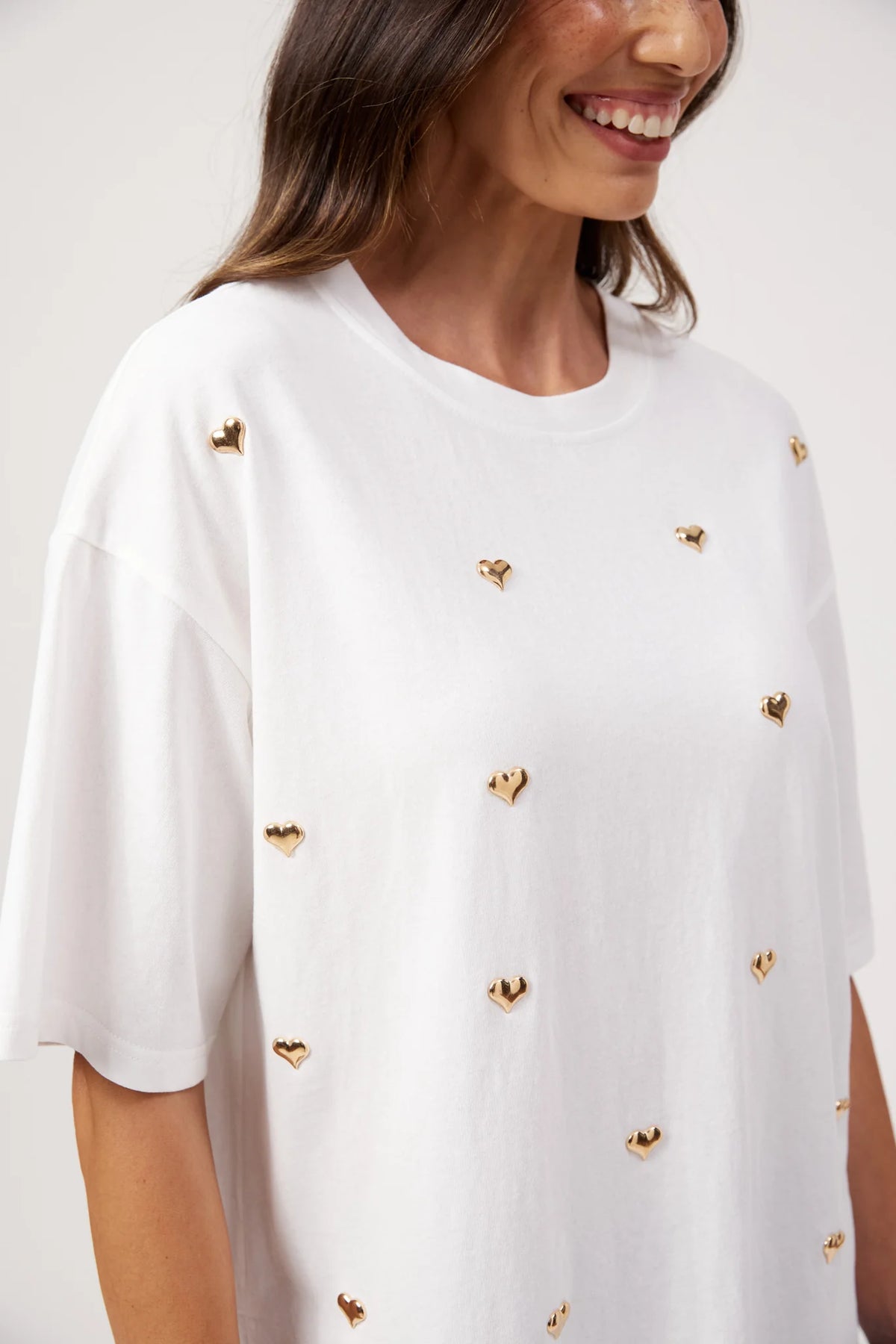 Haven Elba Heart Embellished T-Shirt