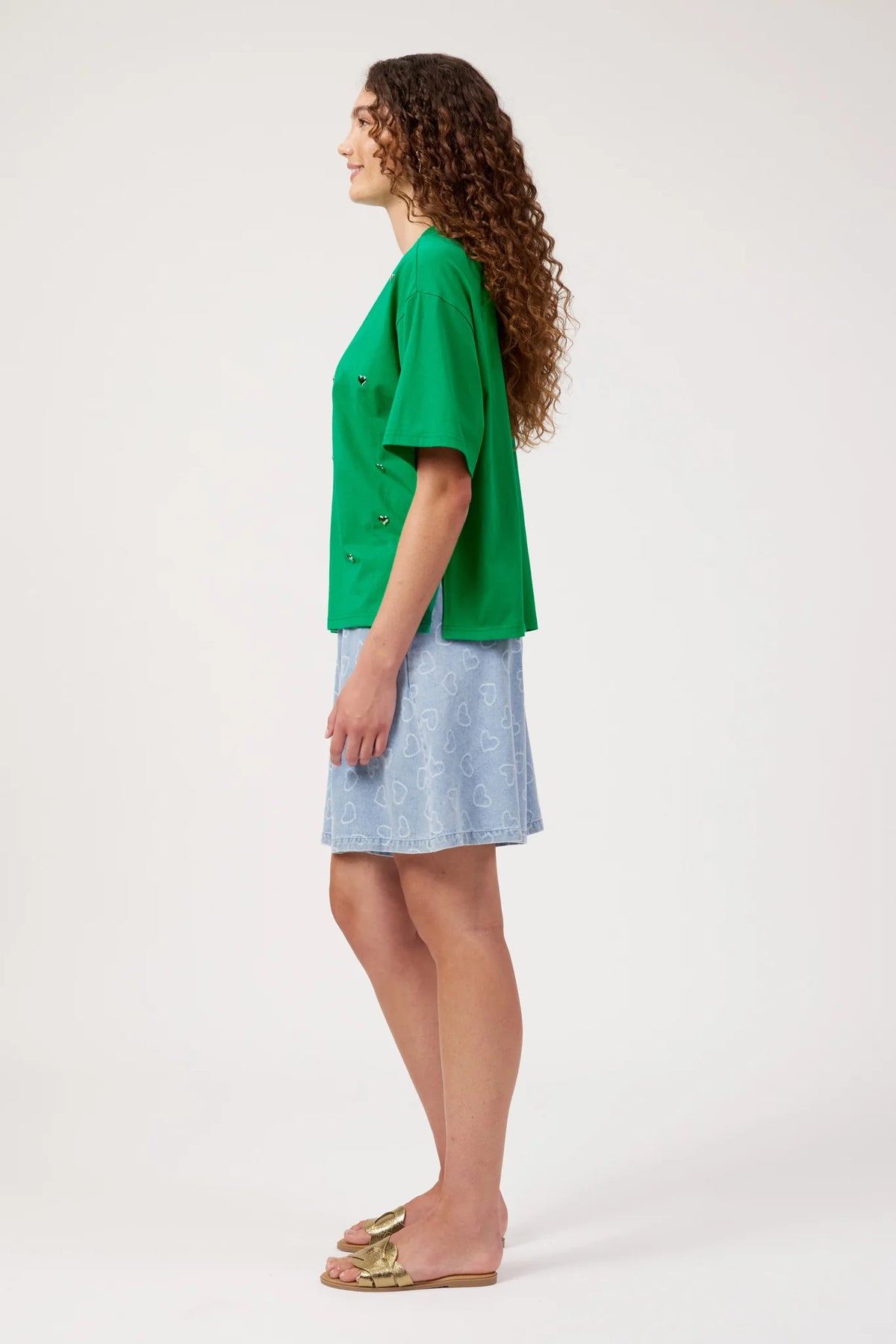 Haven Elba Heart Embellished T-Shirt