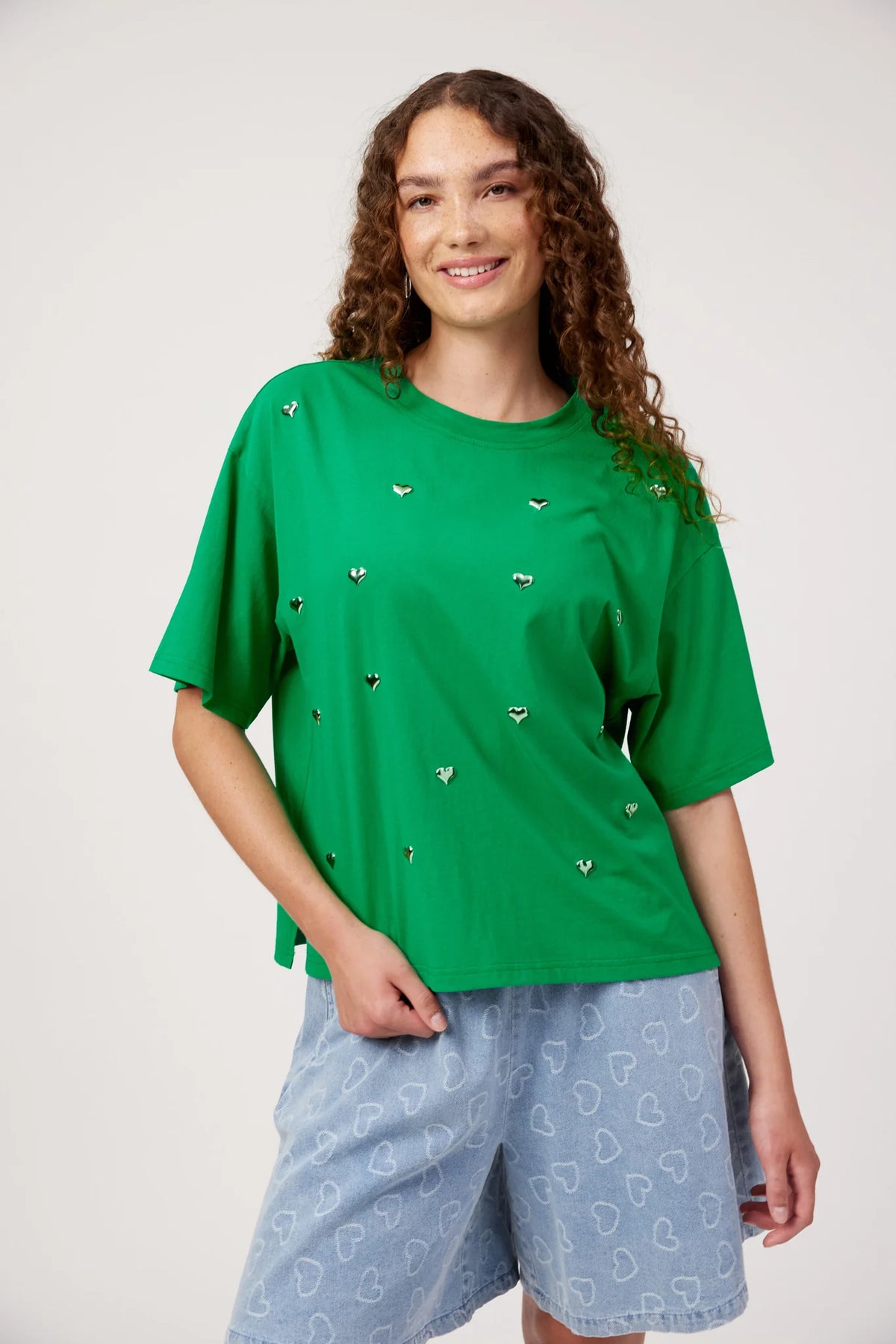 Haven Elba Heart Embellished T-Shirt