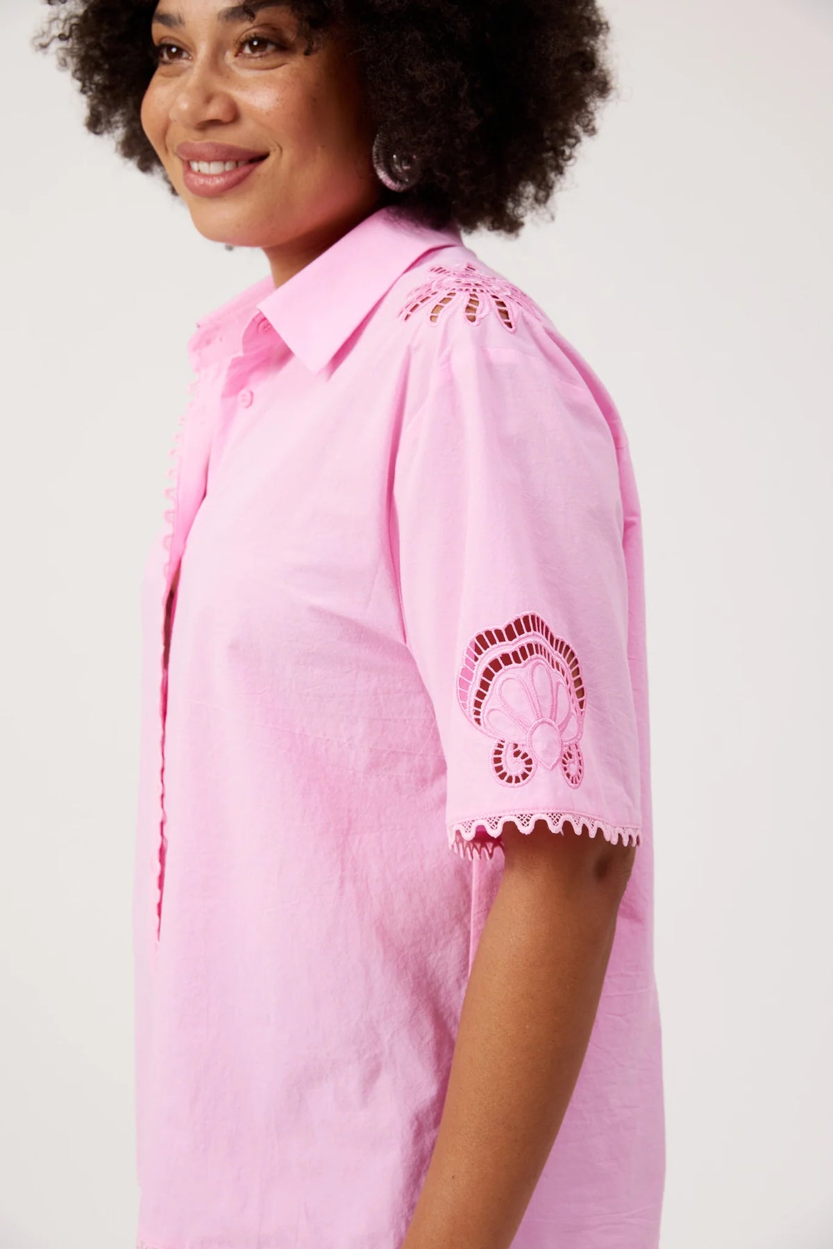 Haven Larissa Broderie Shirt
