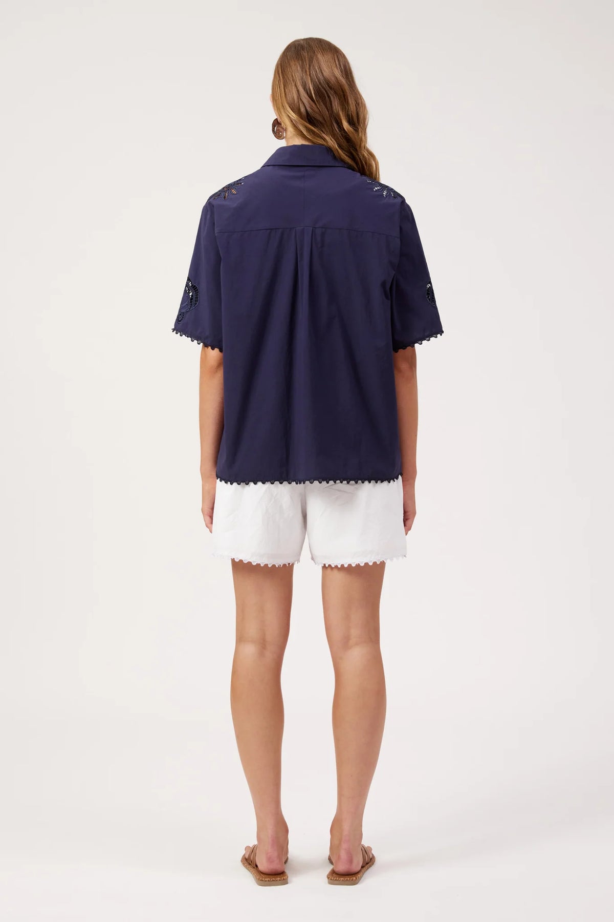 Haven Larissa Broderie Shirt
