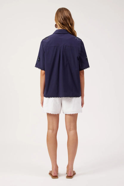 Haven Larissa Broderie Shirt