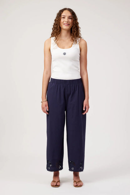 Haven Larissa Broderie Pant