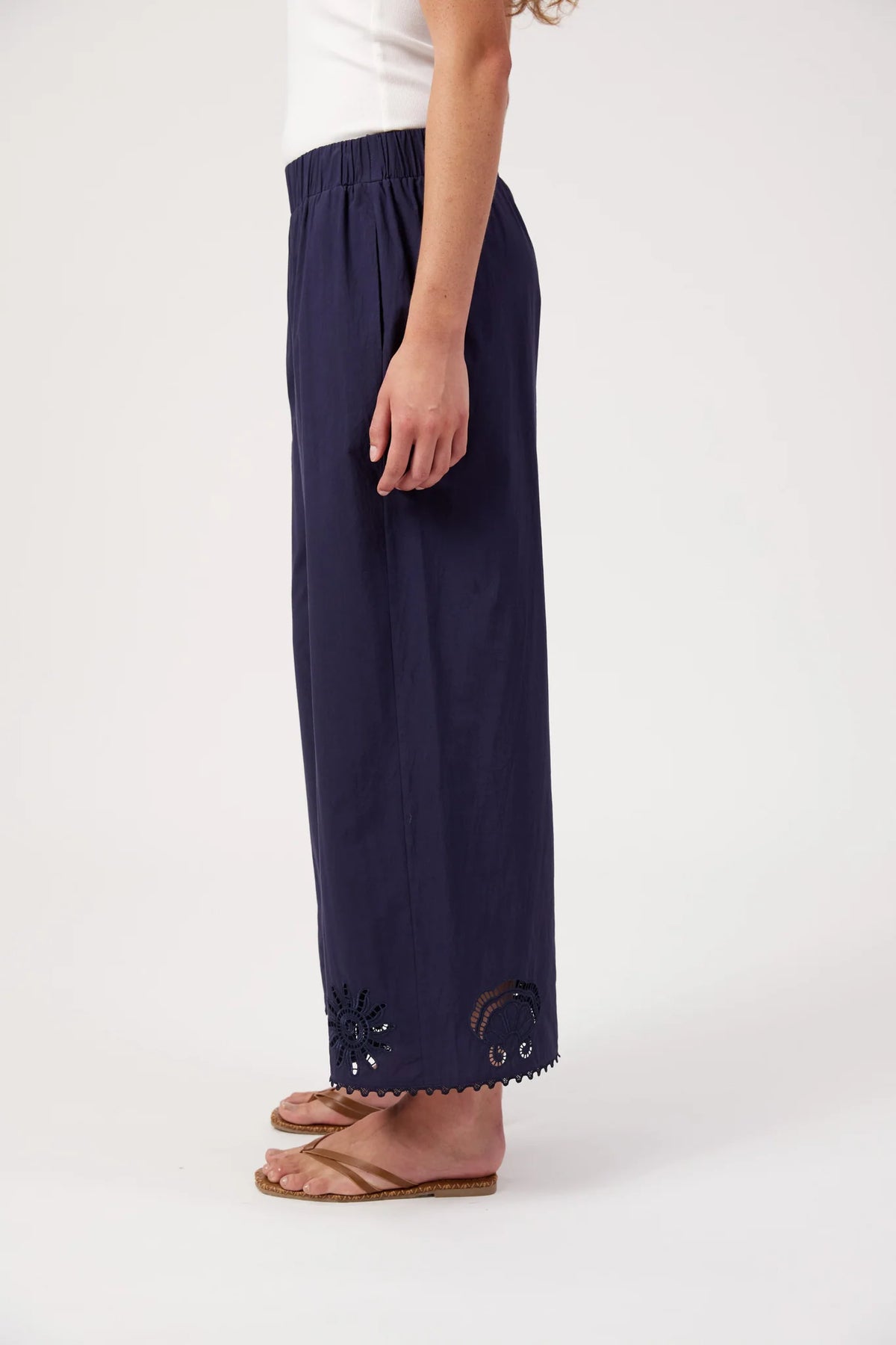 Haven Larissa Broderie Pant