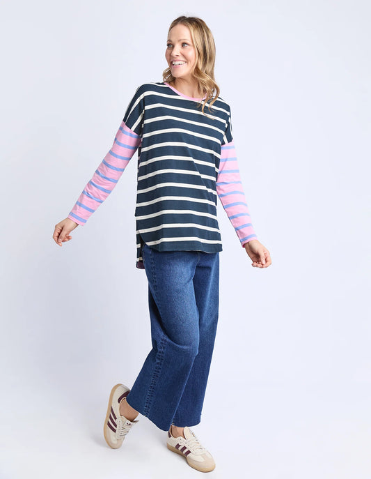 Elm Marta Stripe L/S Tee