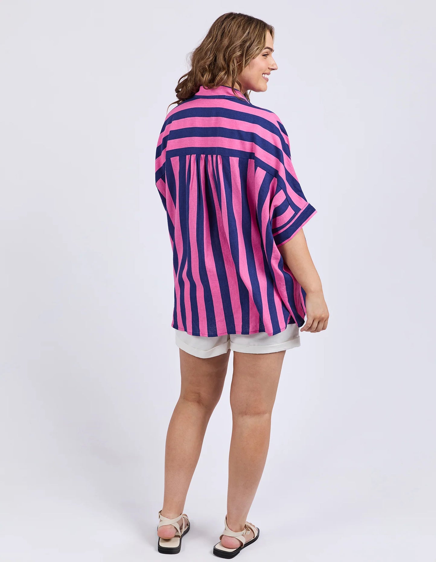 Elm Palermo Striped Shirt - blue/pink