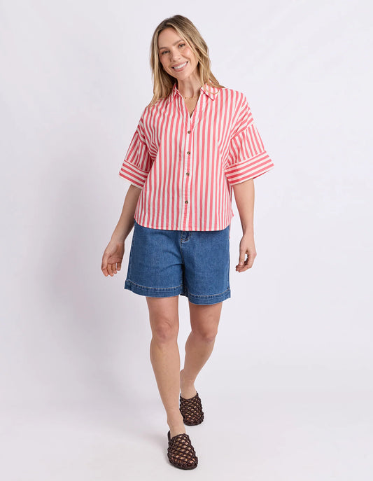 Elm Striped Holiday Shirt
