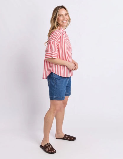 Elm Striped Holiday Shirt