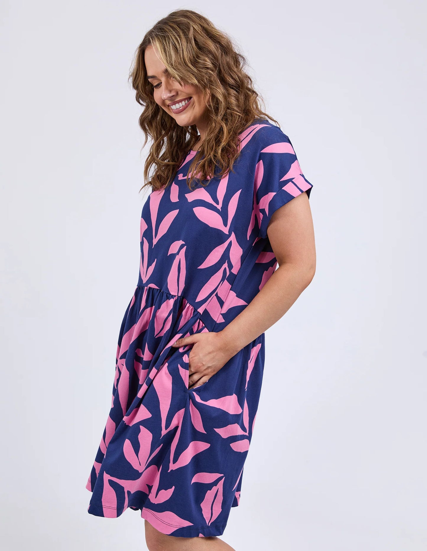 Elm Mimosa Dress - blue depths