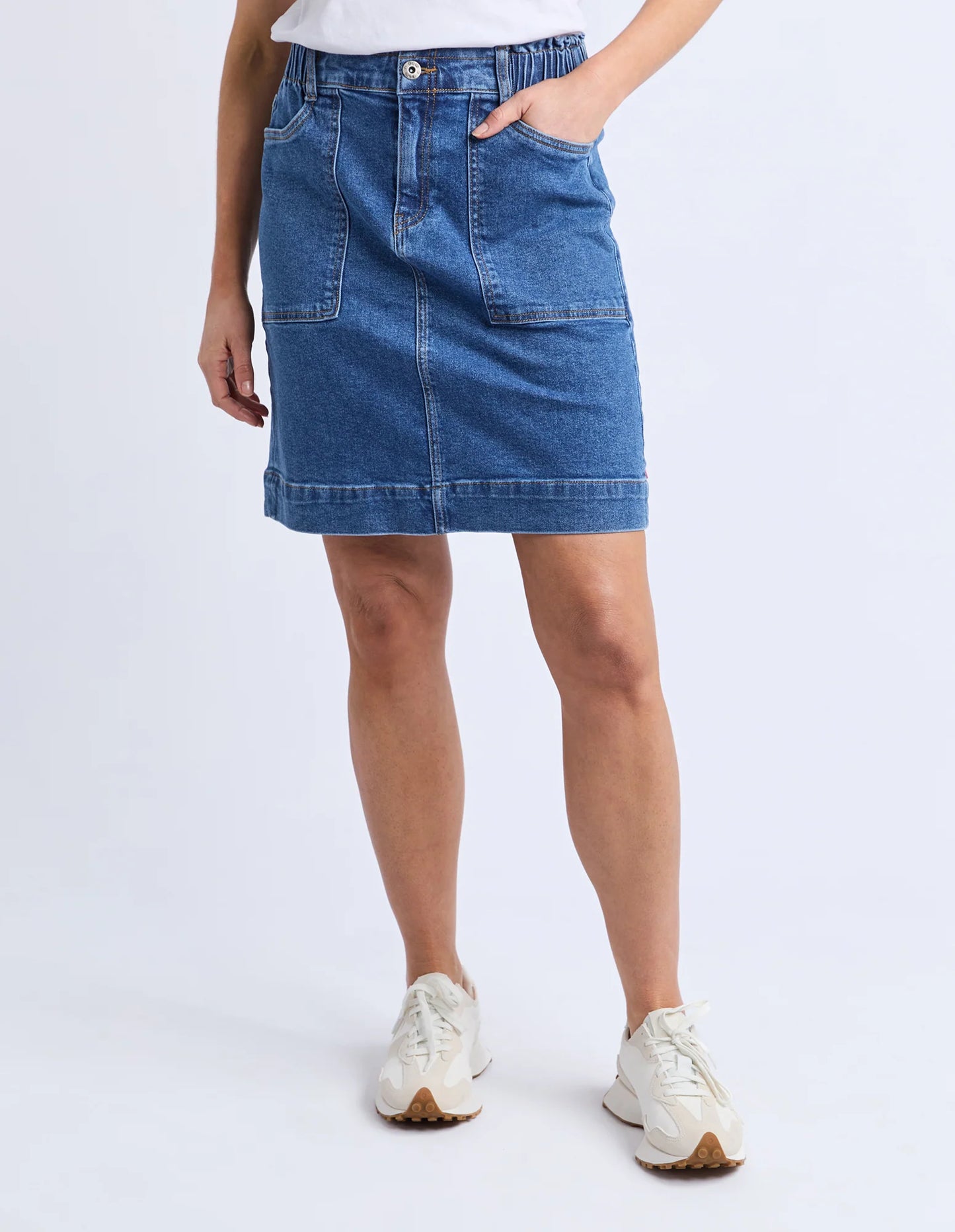 Elm Atlas Denim Skirt