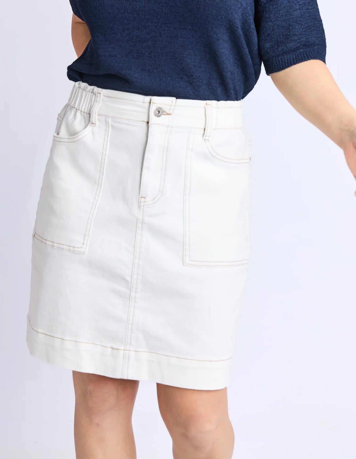 Elm Atlas Denim Skirt