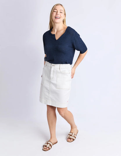 Elm Atlas Denim Skirt