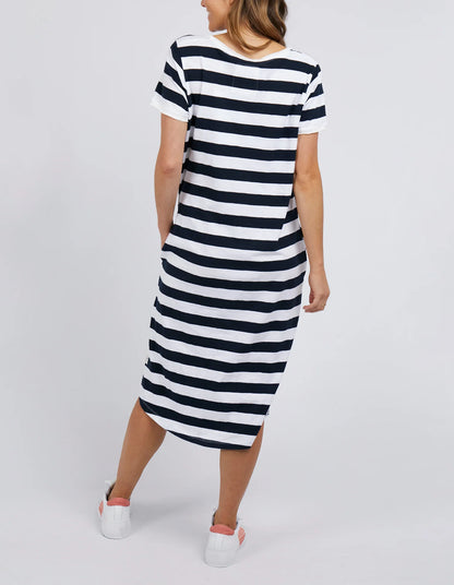 Elm Maeve midi dress stripe