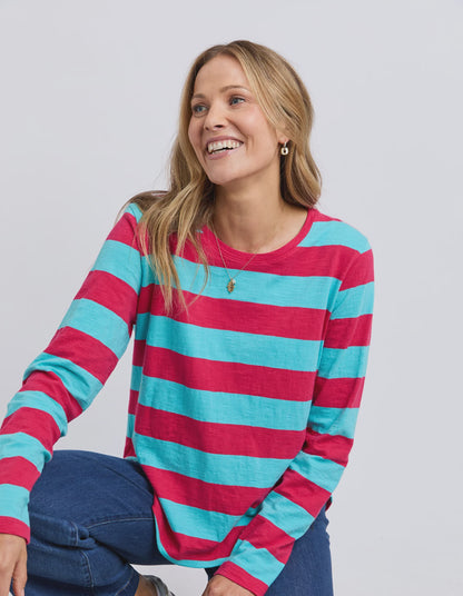 Elm Spritz Stripe L/S Tee