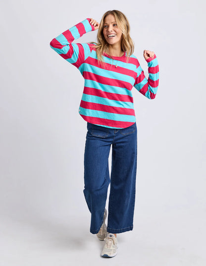 Elm Spritz Stripe L/S Tee