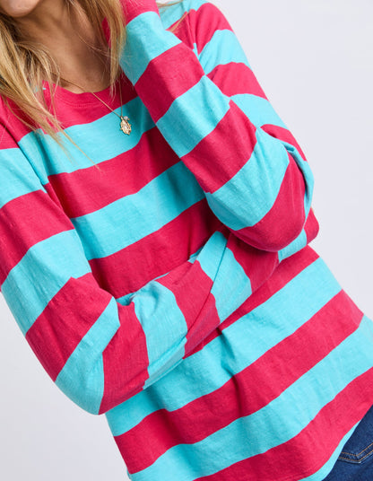 Elm Spritz Stripe L/S Tee