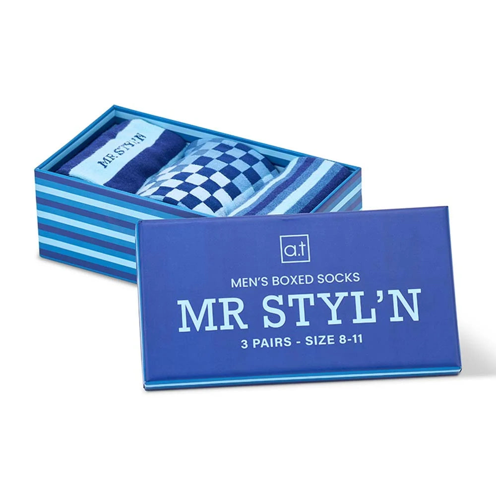 Annabel Trends Men's Mr Stylin Socks 3pc