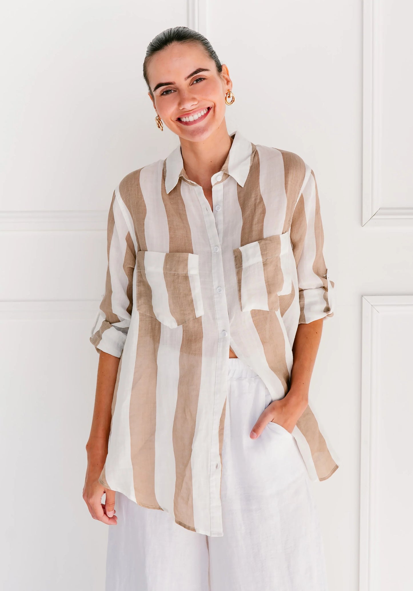 Soul Sparrow  Stripe Shirt
