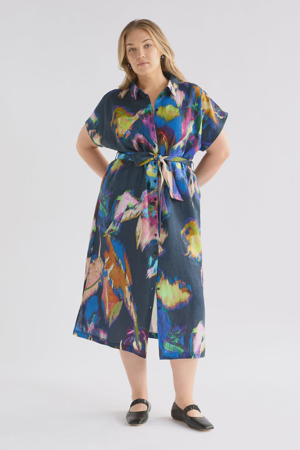 Elk Lato Dress - vaara print