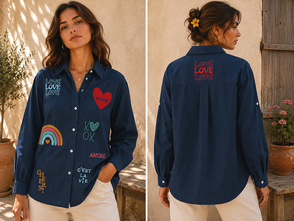 Zoda Embroidered Shirt