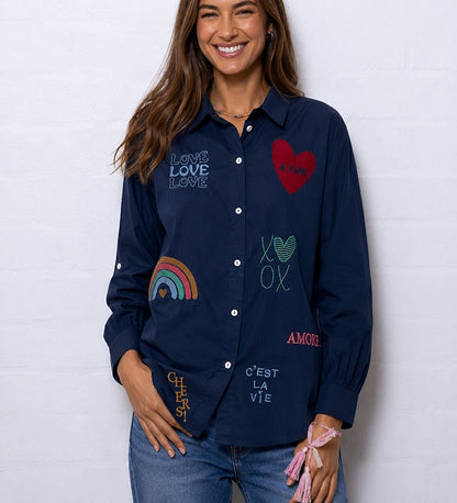 Zoda Embroidered Shirt
