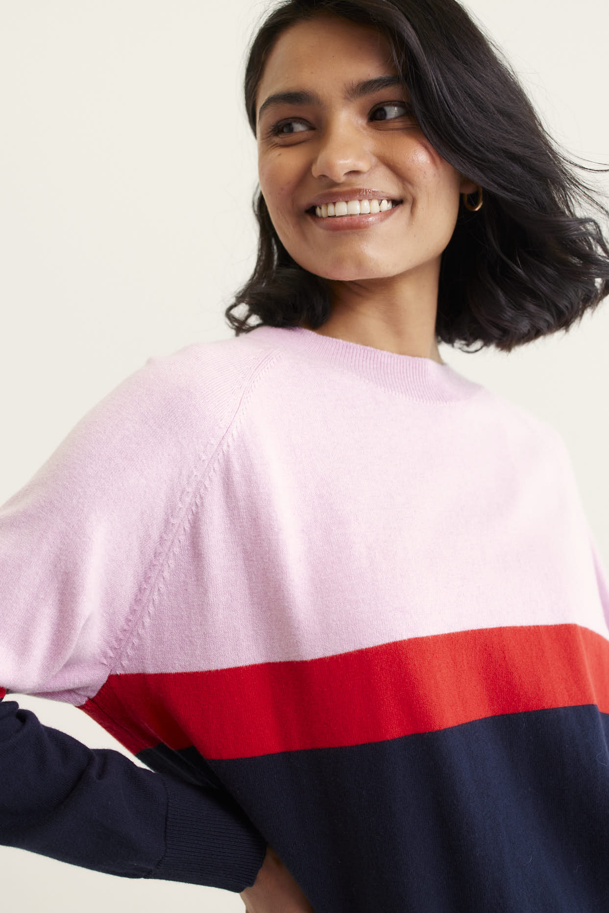 Alessandra Skyline Sweater - Sheer Pink