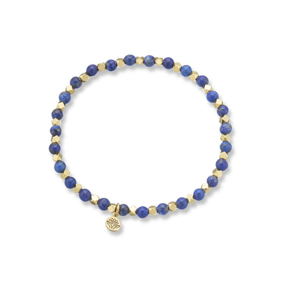 Aura of Gold Gem Bracelets - Various gemstones