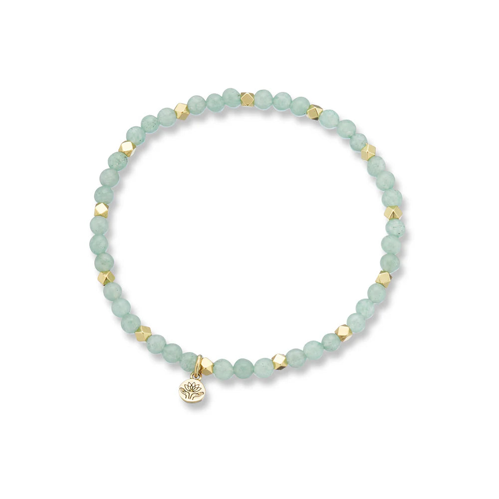 Aura of Gold Gem Bracelets - Various gemstones