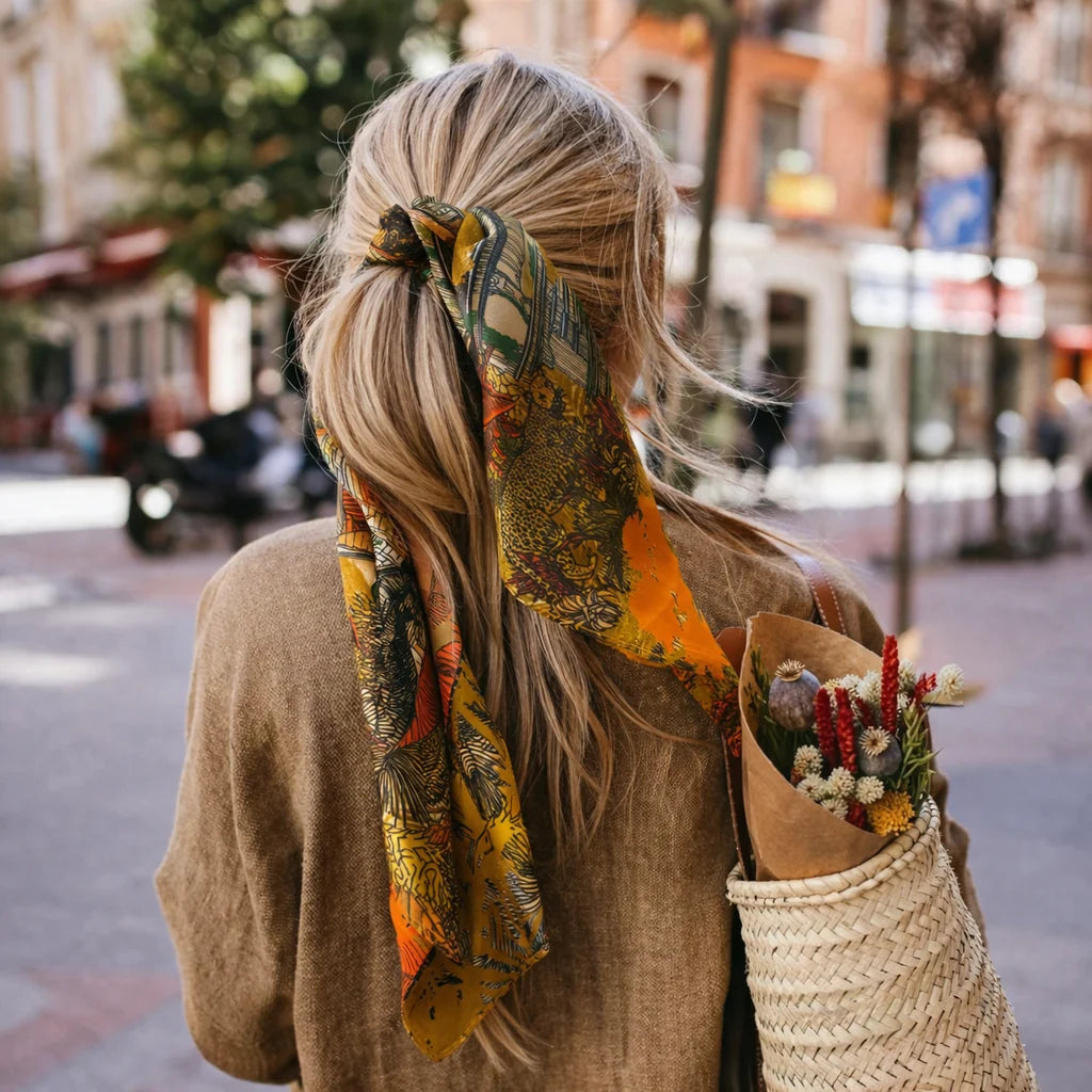 Maison Fanli Silk Scarf 50x50