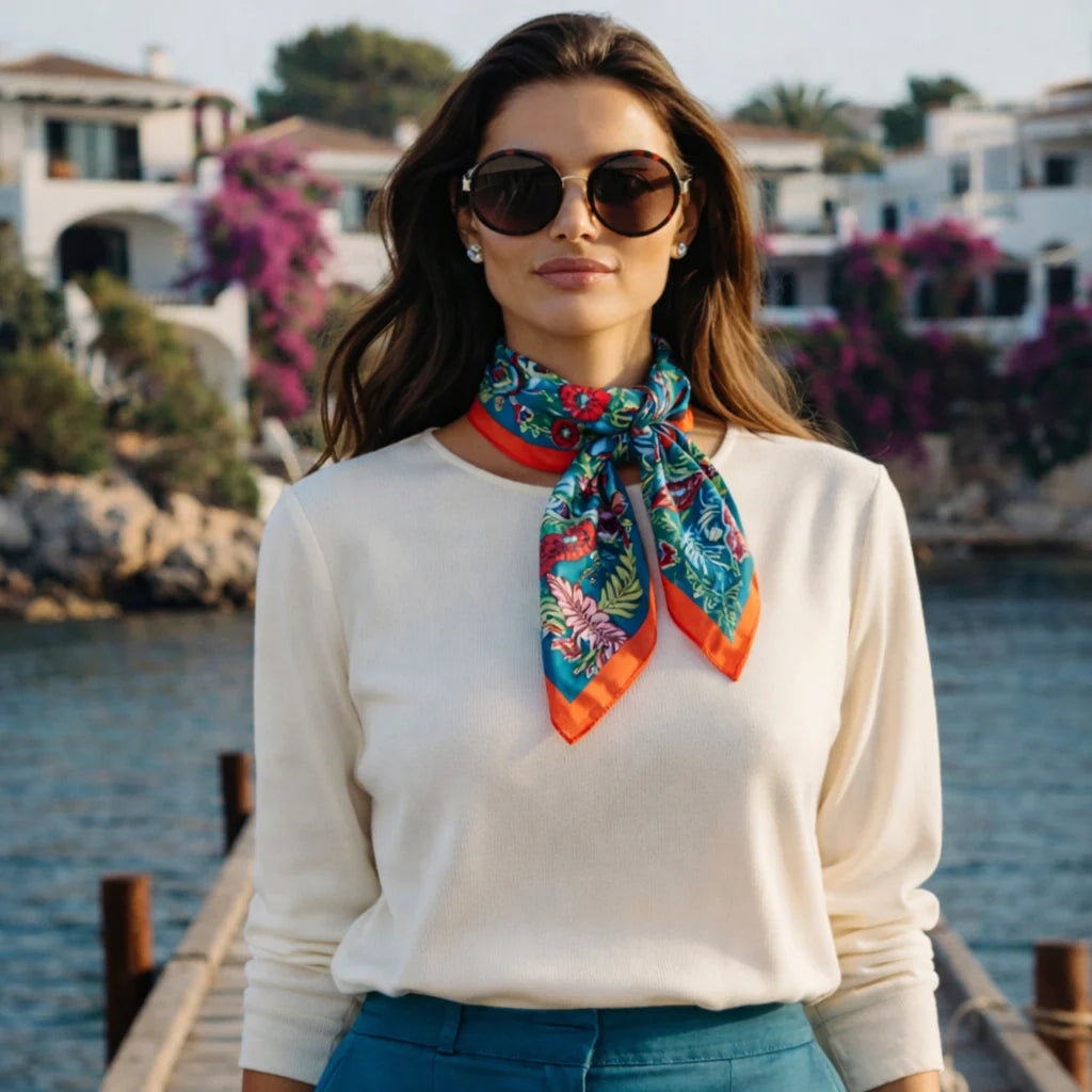 Maison Fanli Silk Scarf 50x50