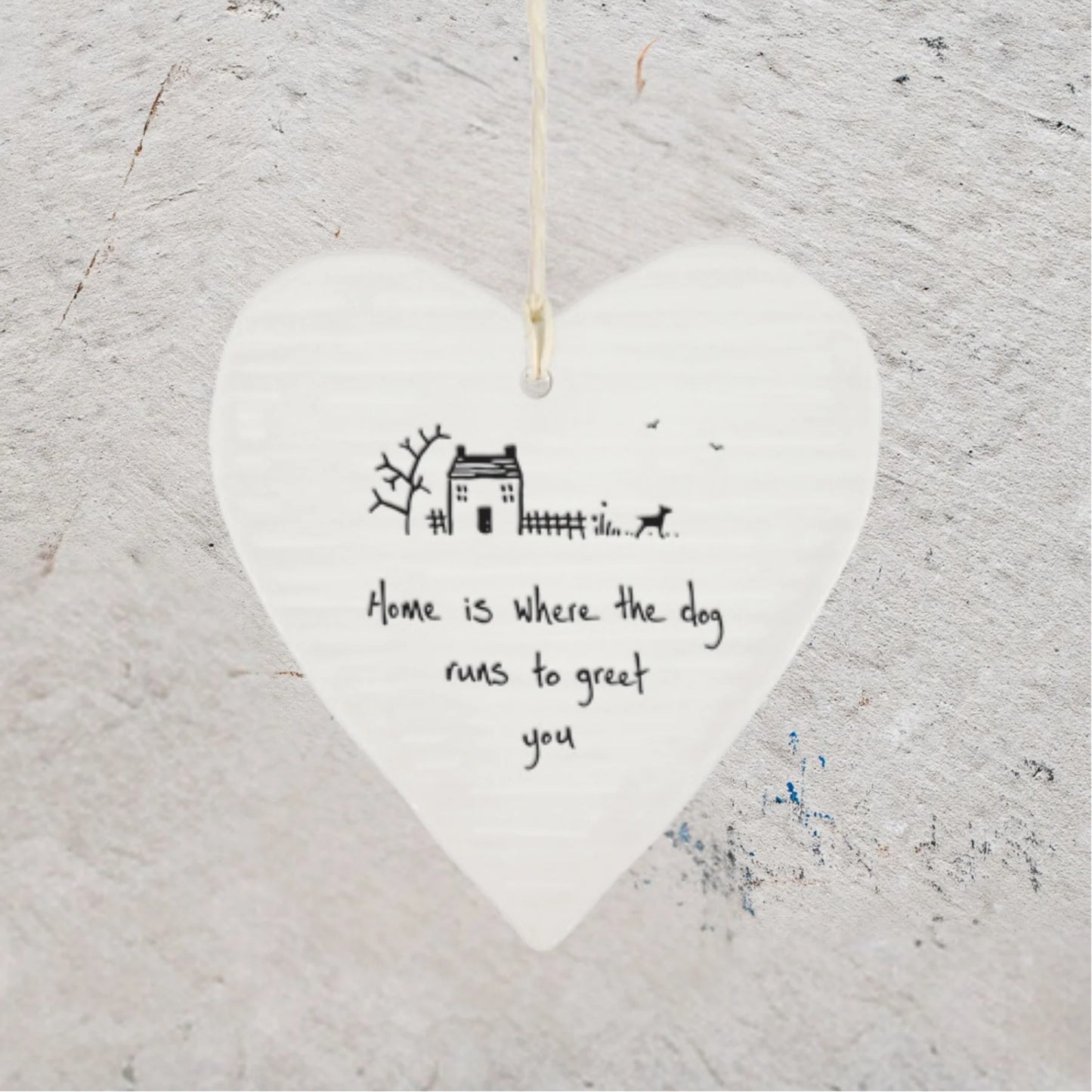 Heaven In Earth Wobbly Heart Hanger