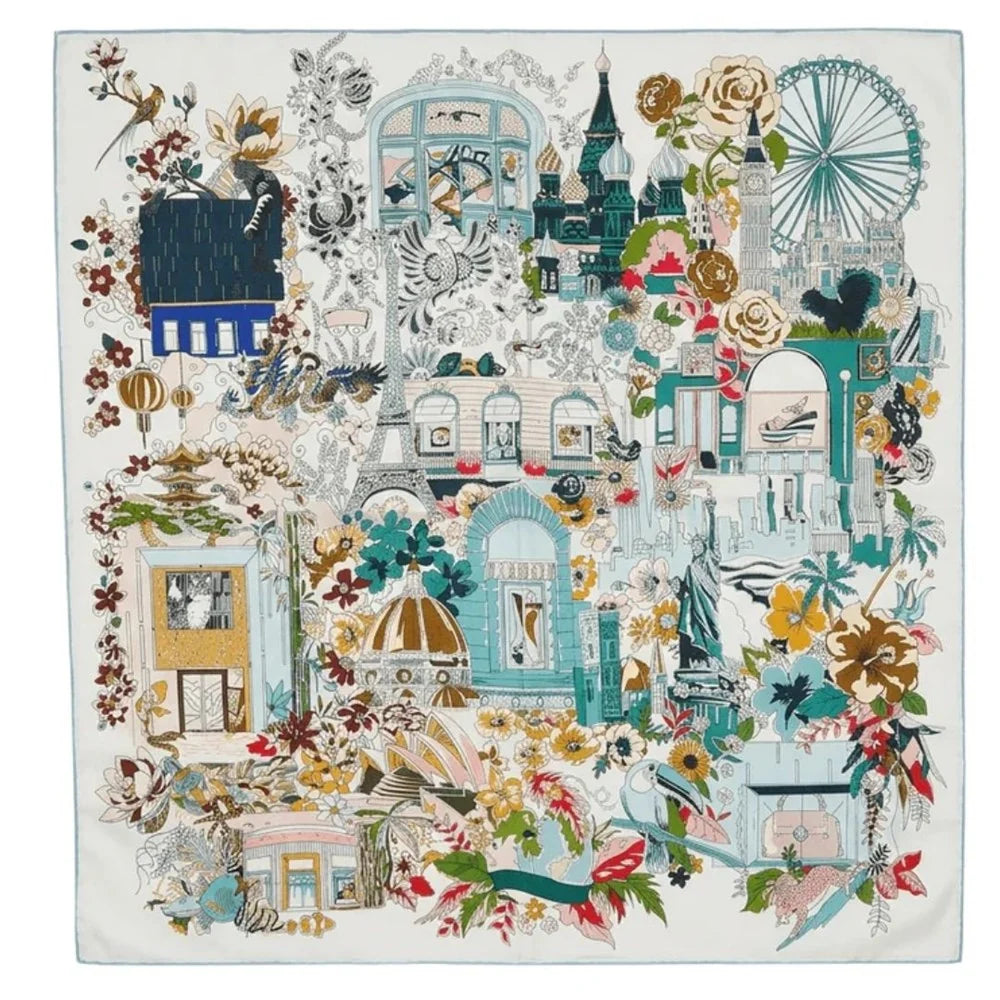 Maison Fanli Silk Scarf 50x50