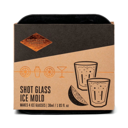 Gentlemen's Hardware Ice Cube Shot Glass Mould
