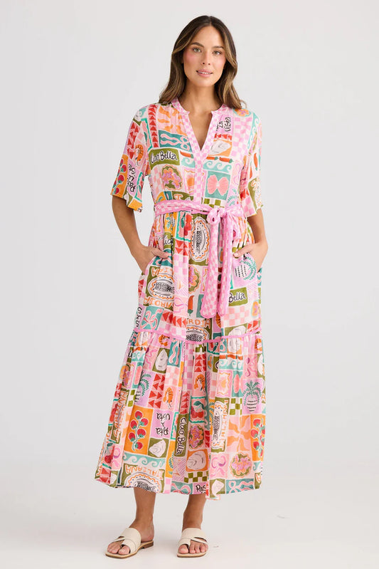 Holiday Lynwood Dress - sardinia summer