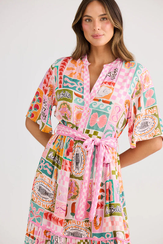 Holiday Lynwood Dress - sardinia summer