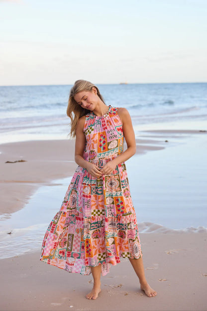 Holiday Margot Dress - sardinia summer
