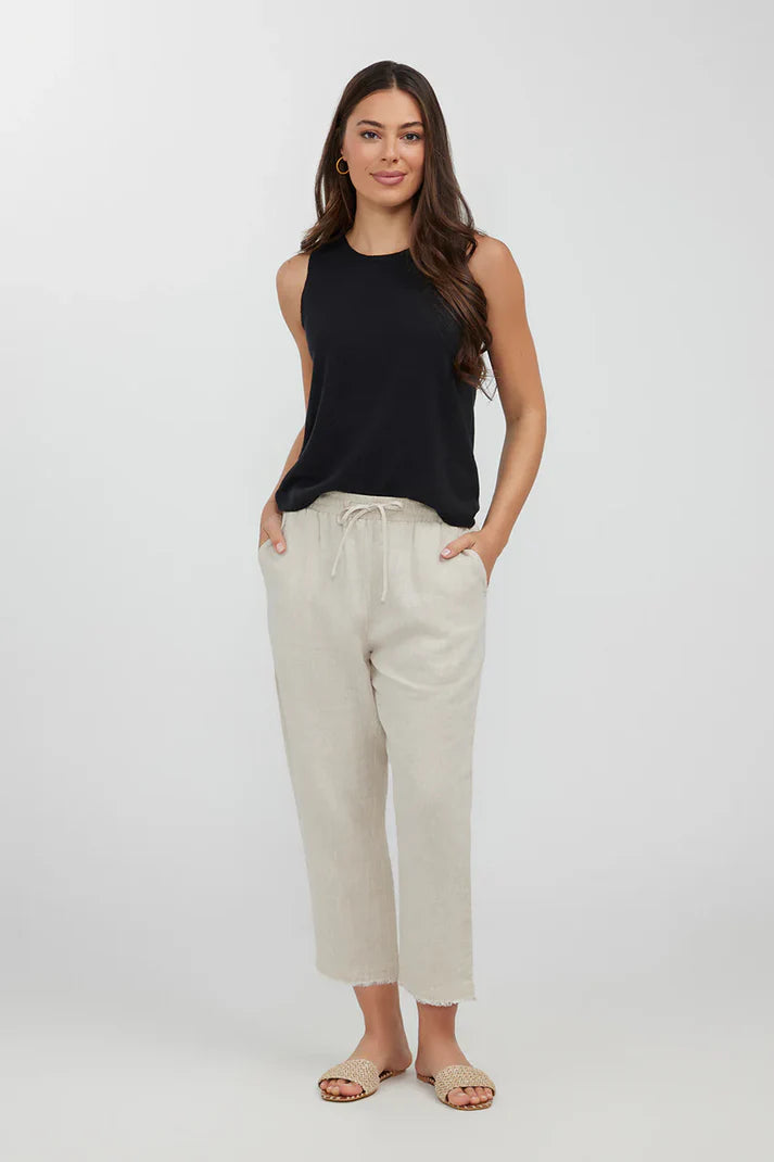 Lido 3/4 Linen Pant