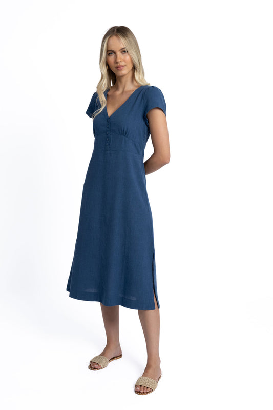Humidity Jorja Dress - Ocean Blue