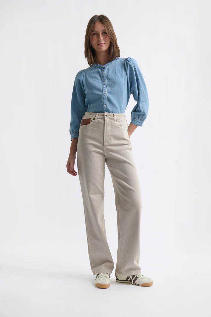 Kireina Bonnie Jean - Leather Pocket Sand